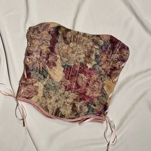 Vintage Flower Corset/Bustier